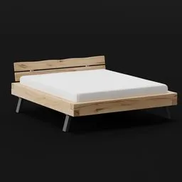 Oak Platform Bed