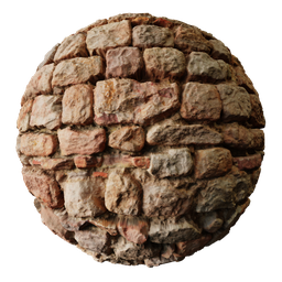 Medieval Stone Wall PBR Scan 02