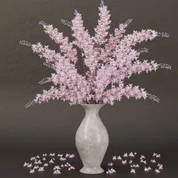 SJ-Lilac Floral Bouquet