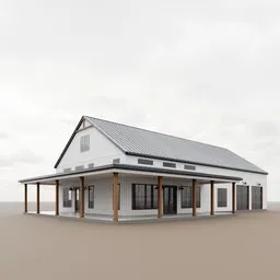Barndominium Rural House