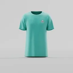 Teal Athletic Football T-Shirt