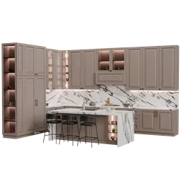 Neoclassic kitchen H