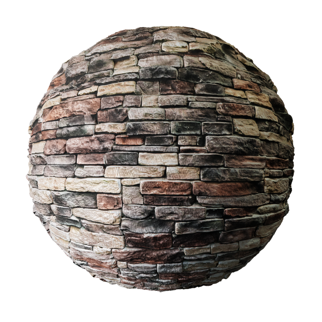 Stone Brick | FREE 3D bricks materials | BlenderKit