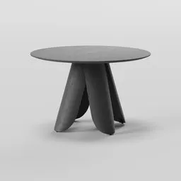 Round Wooden Table