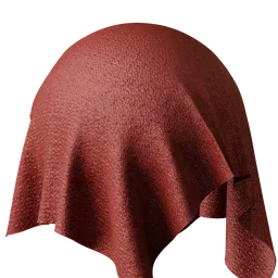 Plain Red Chenille