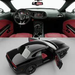 Dodge Challenger SRT Semon 170(Rigged)