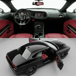 Dodge Challenger SRT Semon 170(Rigged)