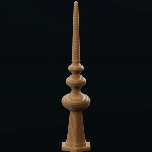 Miniature Luxurious Vertical Ornament