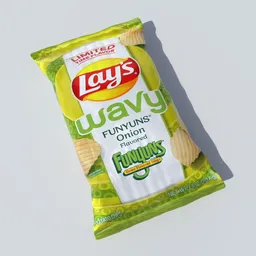 Lays Wavy Funyuns Onion Chips Bag