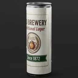 Lager Drinks Can Vintage