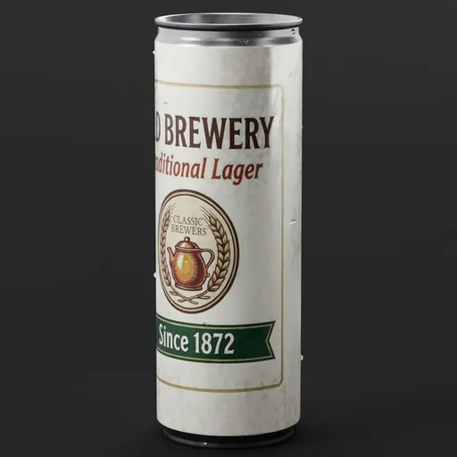 Lager Drinks Can Vintage