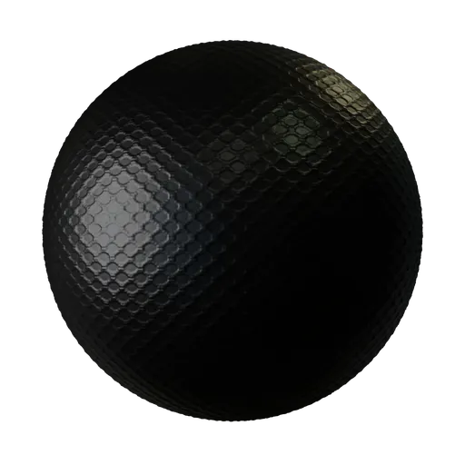 Black Rubber Hex Pattern