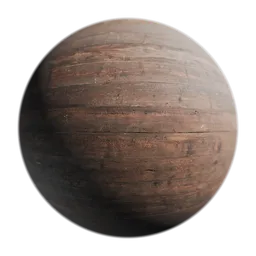 Dark wood planks