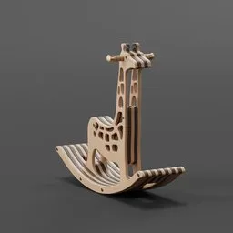 Home Concept Giraffe Rocking Chair