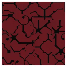 LC03 Crimson Carpet Tiles