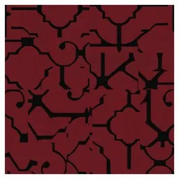 LC03 Crimson Carpet Tiles