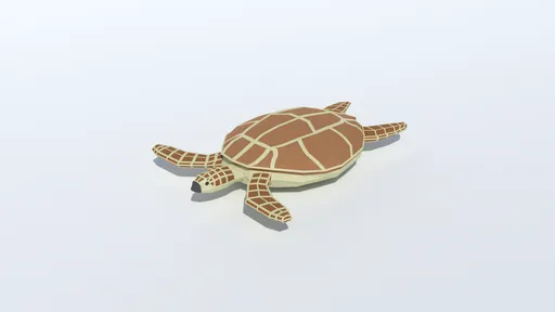 Low Poly Sea Turtle