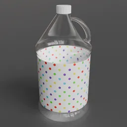 Large plastic bottle