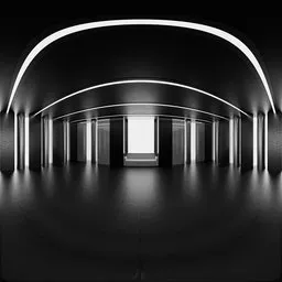 Studio Black Room - HDRi Lighting