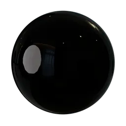 Glossy Black Plastic