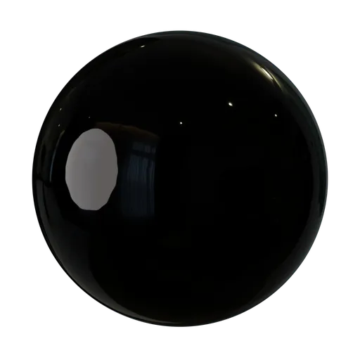 Glossy Black Plastic