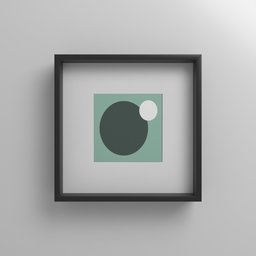 Green Abstract Art Picture Frame