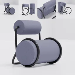 Cylindrical Lounge Chair