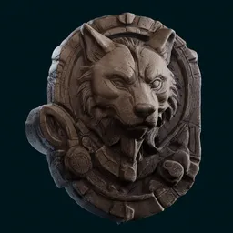 FoxHead Statue