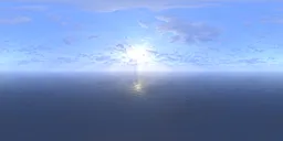 Sky with sunbeams