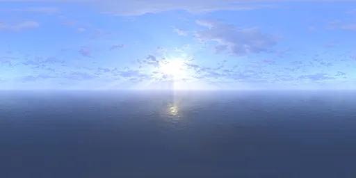 Sky with sunbeams