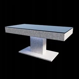 Modern Elegant Lightened Marble Table