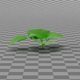 Stylized Grass Burdock