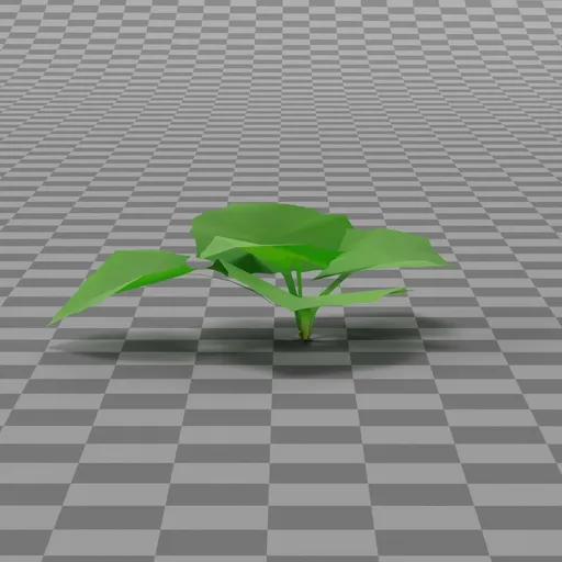 Stylized Grass Burdock