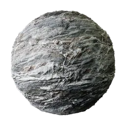 2K PBR stone texture for 3D modeling, featuring realistic tiling and displacement suitable for Blender and other 3D apps.