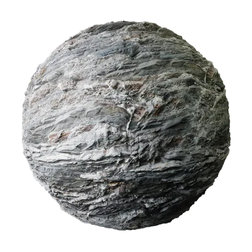 2K PBR stone texture for 3D modeling, featuring realistic tiling and displacement suitable for Blender and other 3D apps.