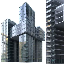 Building Tower Skyscraper Modern Glass