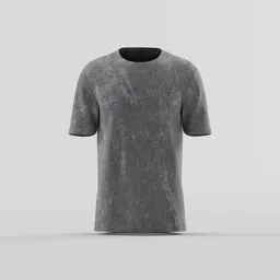 Acid Wash Vintage Crew Neck T-Shirt