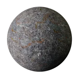 High-quality PBR Granite Rock texture for 3D models in Blender and other software.