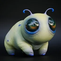 Cute Alien Rigged