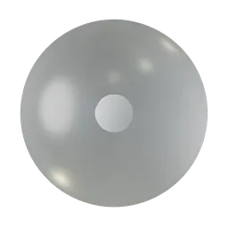 White translucent PBR material for Blender 3D resembling hot glue, ideal for cosmetic product caps.