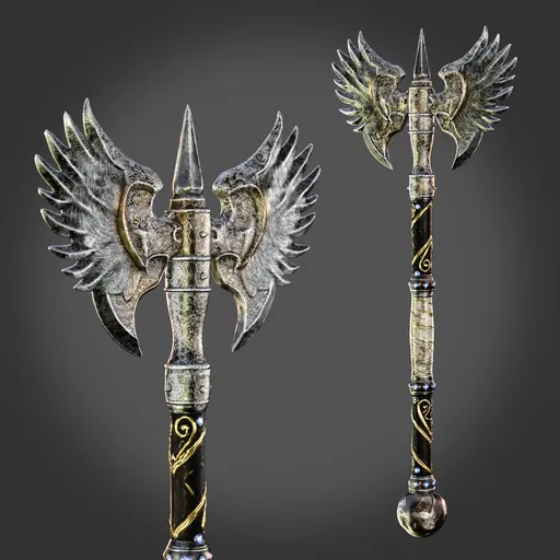 Winged Battle Axe
