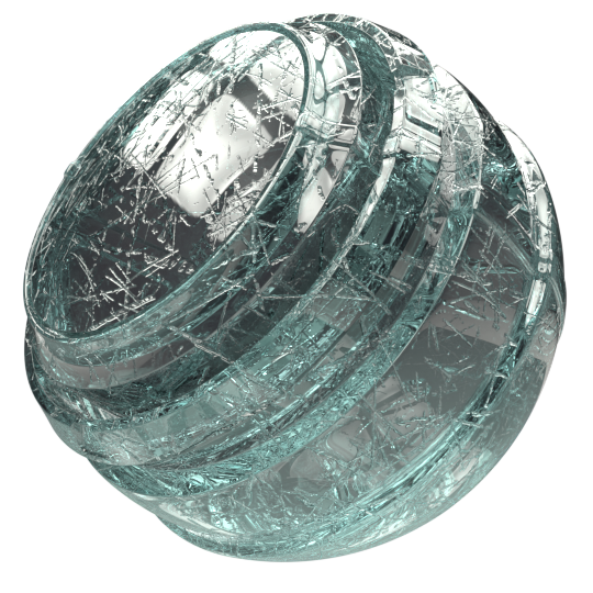 Scratched Glass (Crystal) FREE glass materials BlenderKit