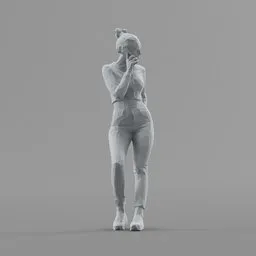 Lowpoly Female Standing