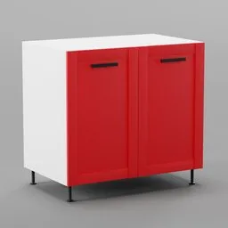 Kitchen lower cabinet 90cm (2 doors)
