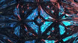 Blue Crystal Pattern background
