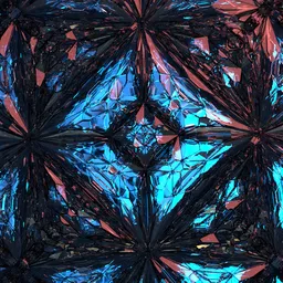 Blue Crystal Pattern background