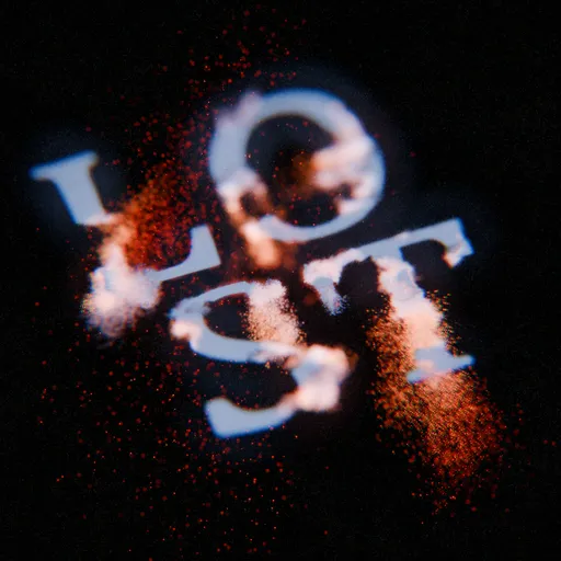 Lost Typography Dispersing Smoke Dust