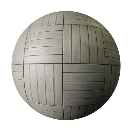 2K PBR dark wood parquet texture for realistic 3D rendering and Blender material creation with detailed tiling effect.