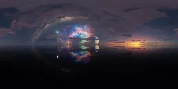 Sci-fi Pure Night Sky Nebula