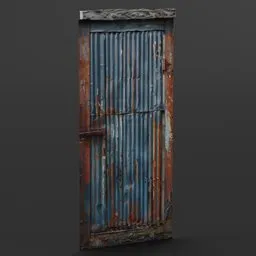 Rusty shad door